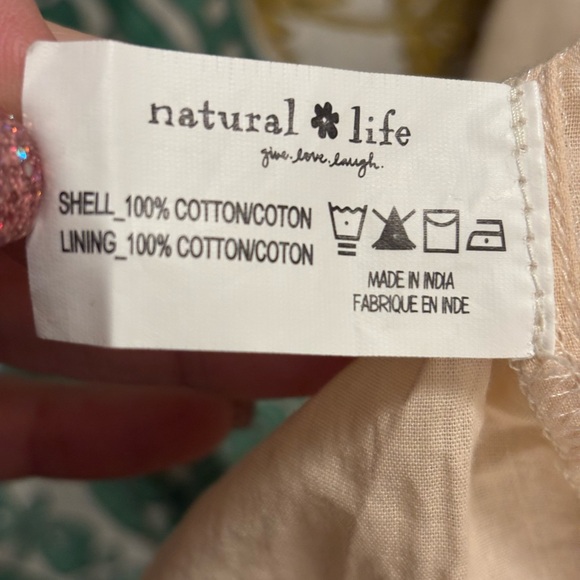 NATURAL LIFE Floral Maxi Dress in Blue and Yellow 100% Cotton - Picture 8 of 8